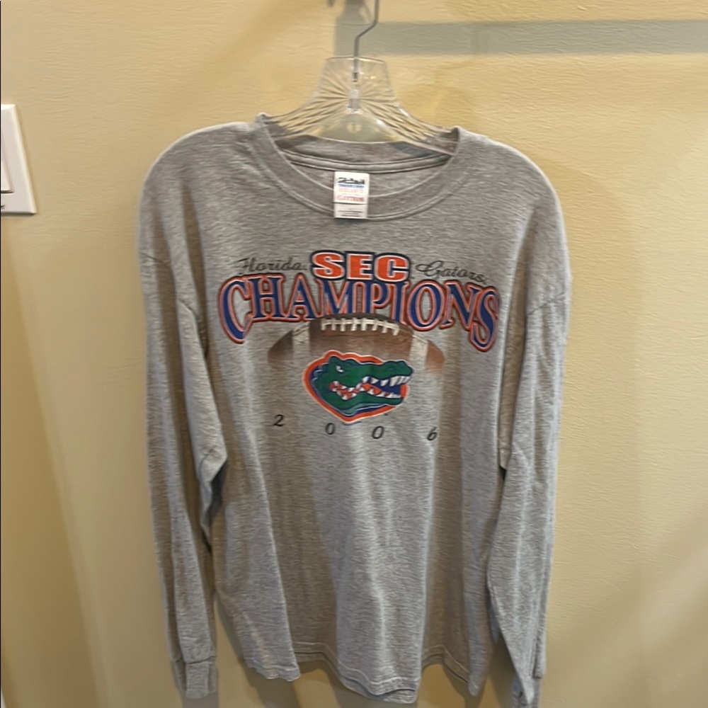 Gray Florida Gators SEC Champions Long Sleeve Shirt